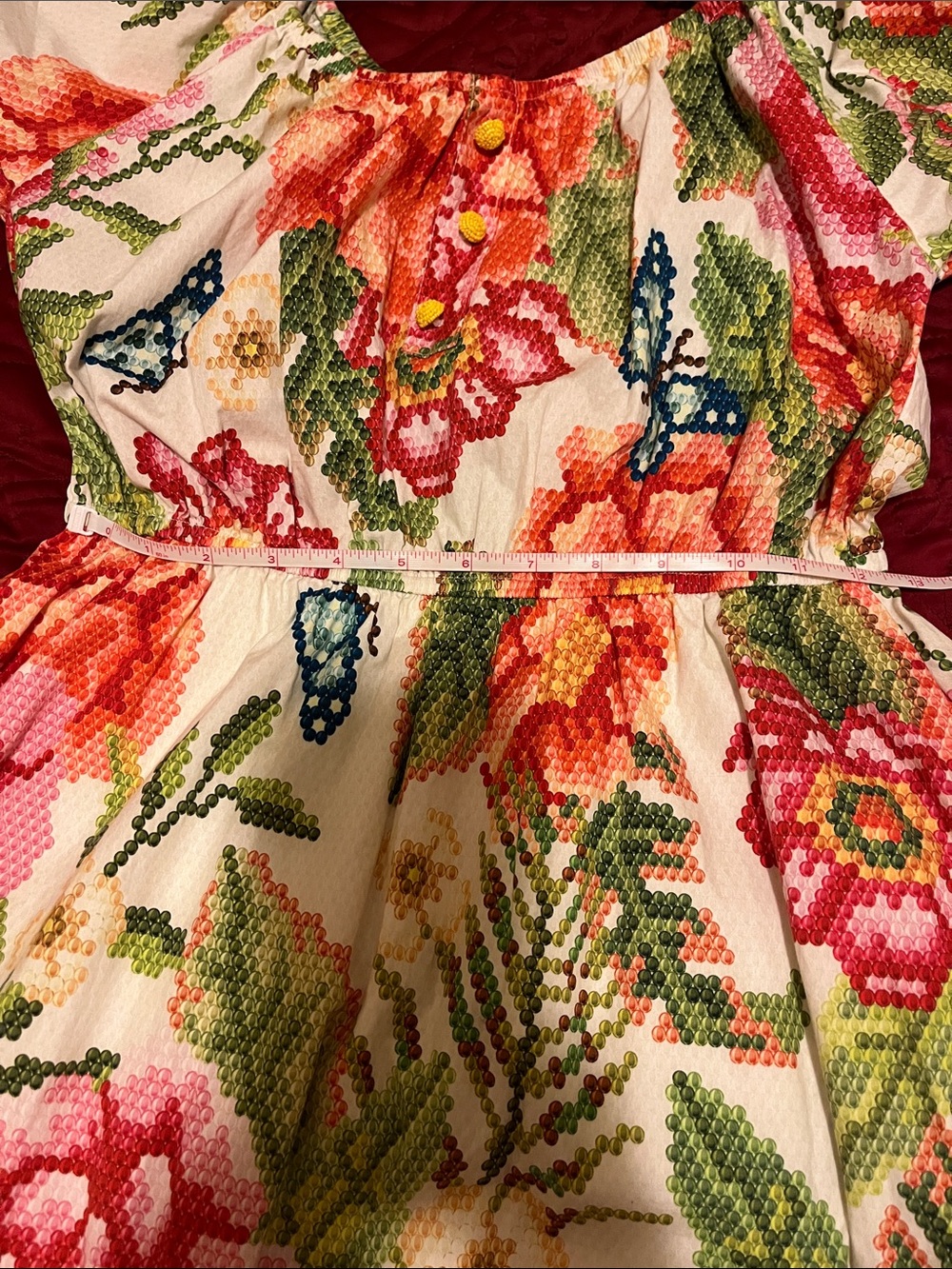 Farm Rio Tiered Maxi Dress medium - Picture 11 of 11